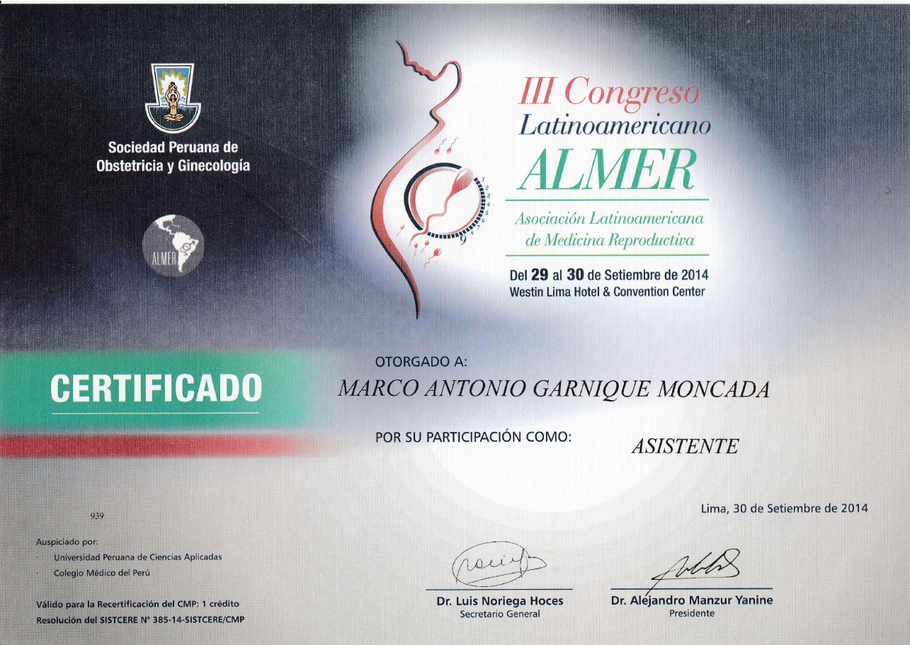 Certificado 15
